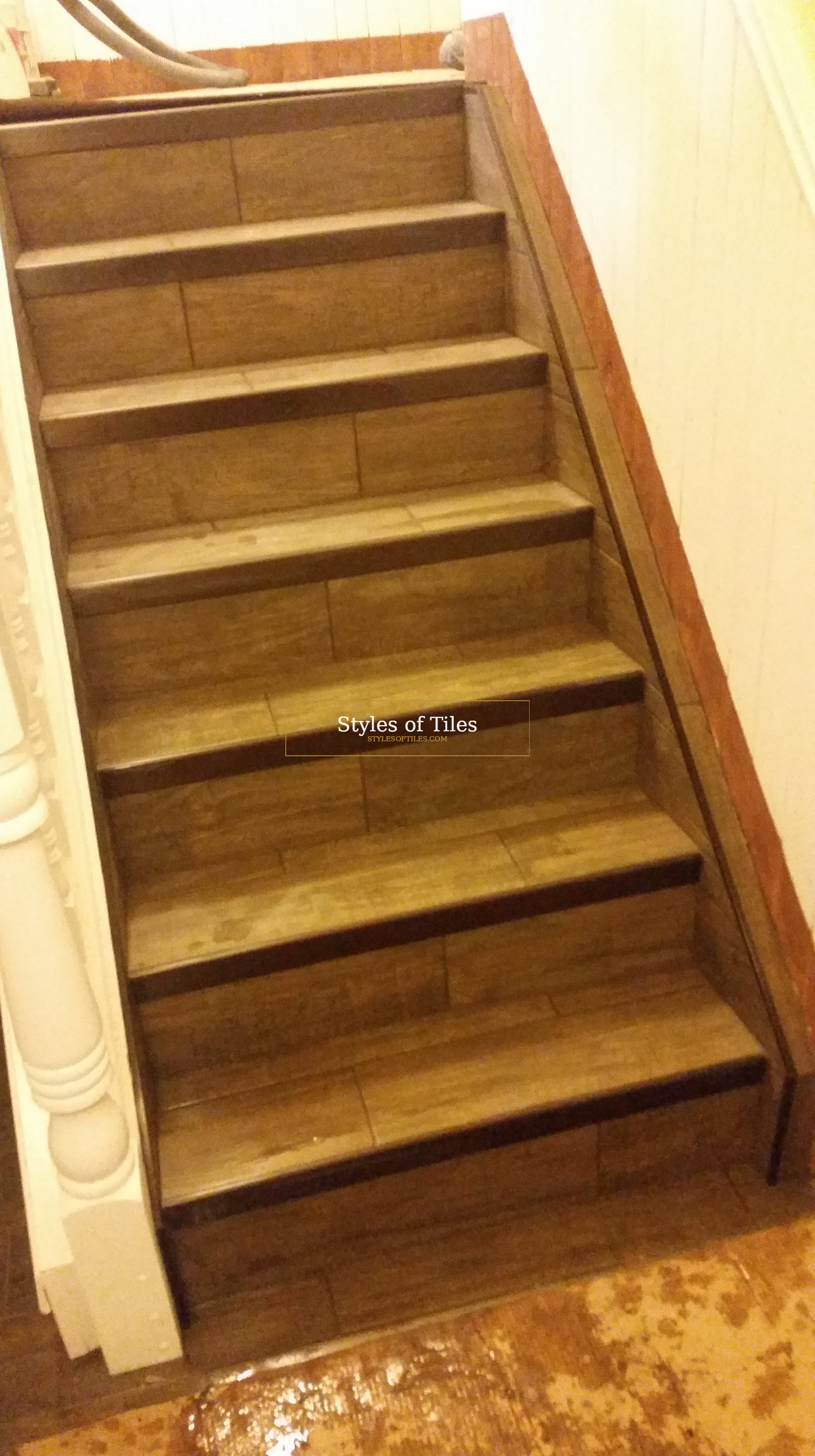 Laundry room tile floor installation Port Dover Ontario