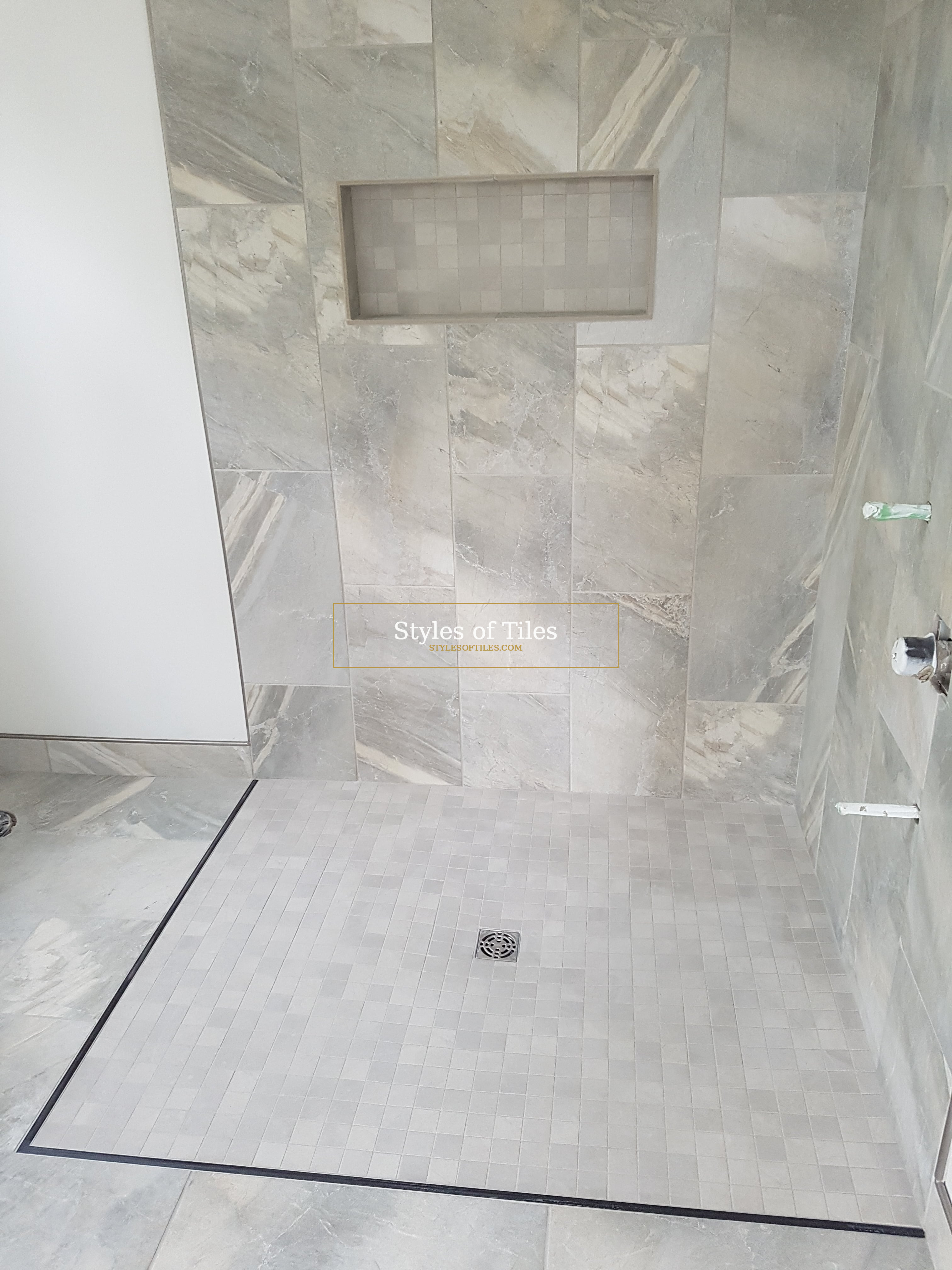 Ceramic bathroom tile renovation Brant County Ontario