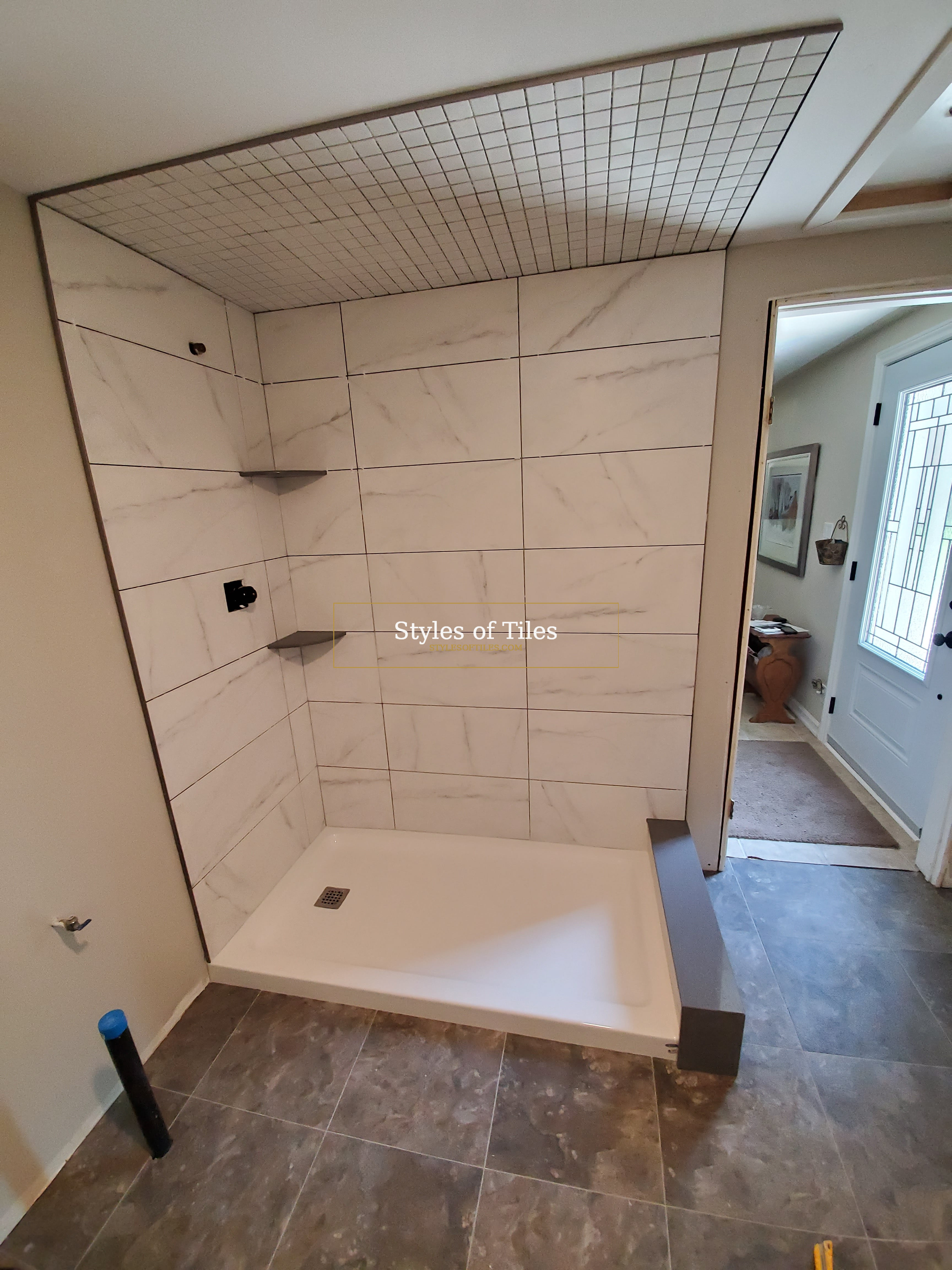 Tiled tub alcove and surround Norfolk County Ontario