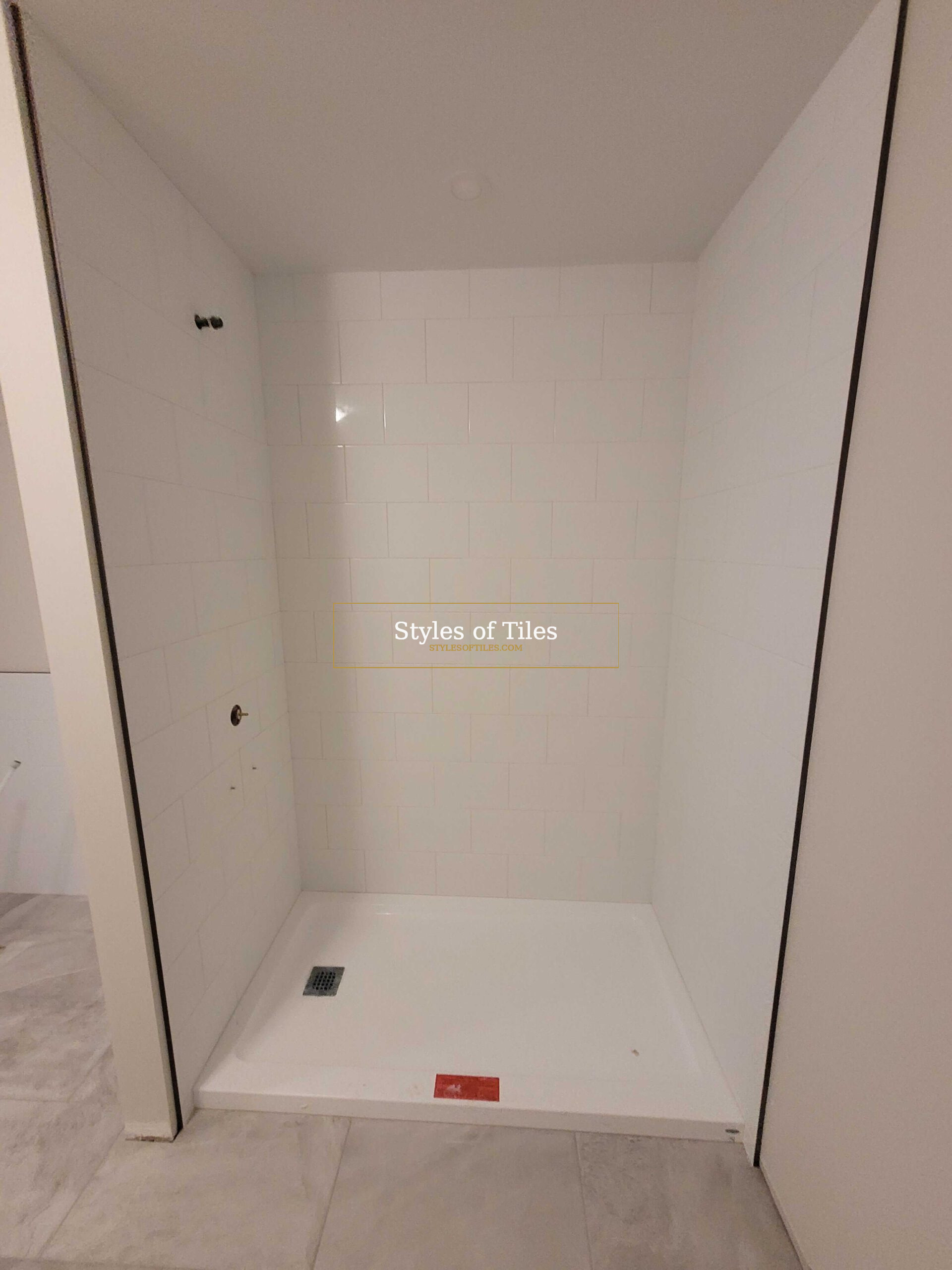 Shower wall tile installation Haldimand County