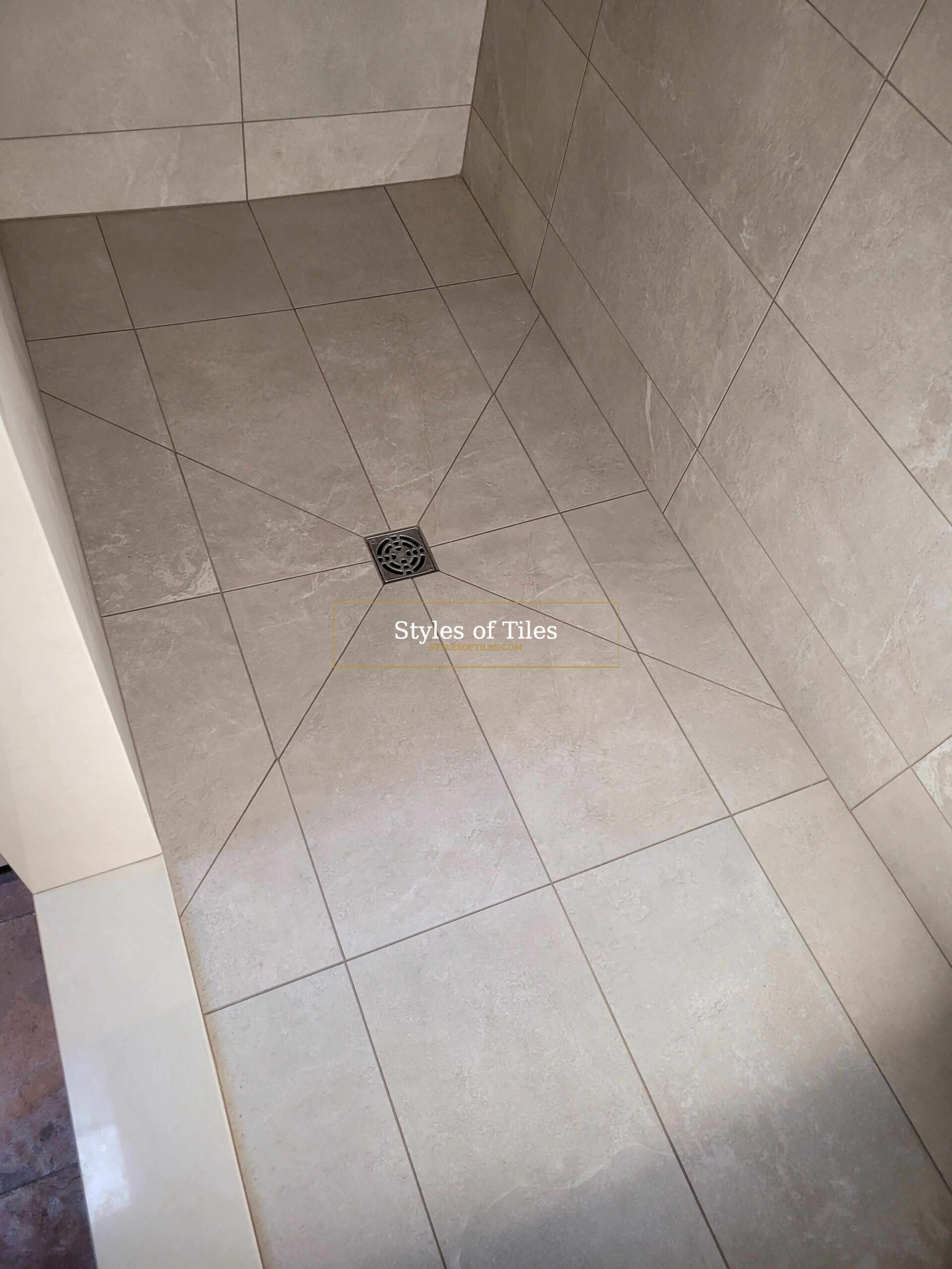 Tiled shower niche and surround Norfolk County