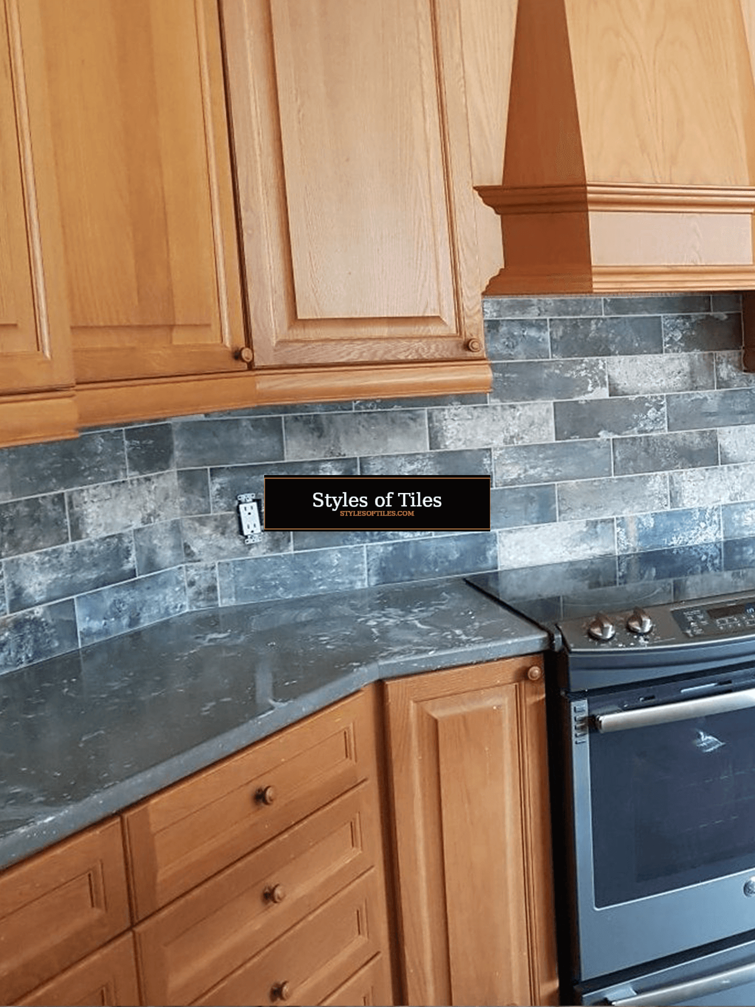 Custom mosaic backsplash tile Haldimand County Ontario