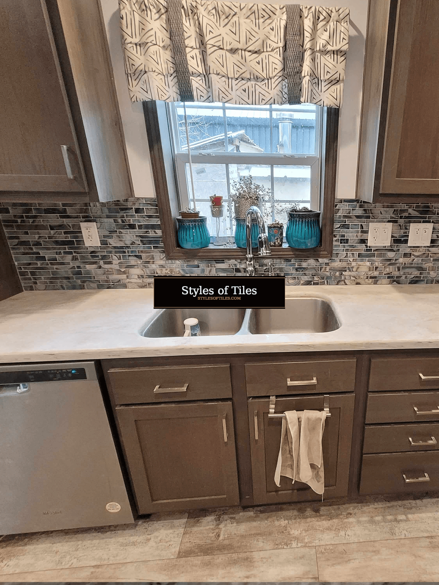 Custom kitchen backsplash tile installation Brant County Ontario