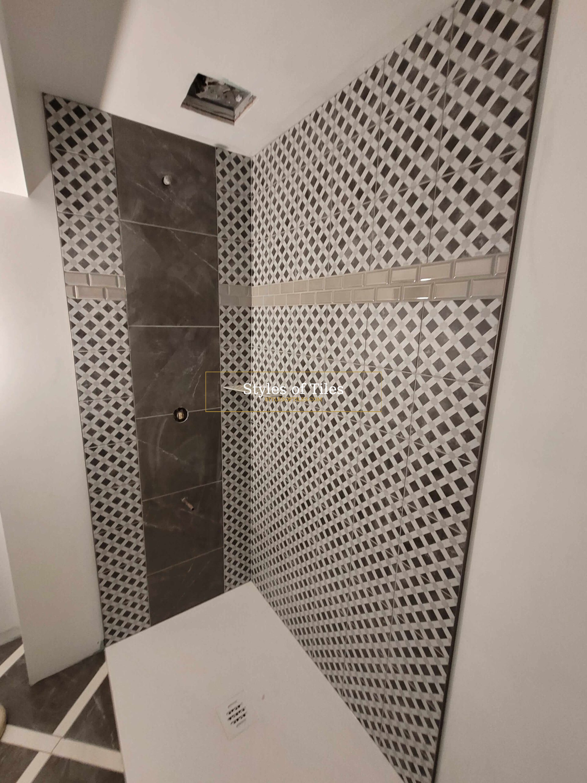 Walk-in shower tile installation Brantford Brant County