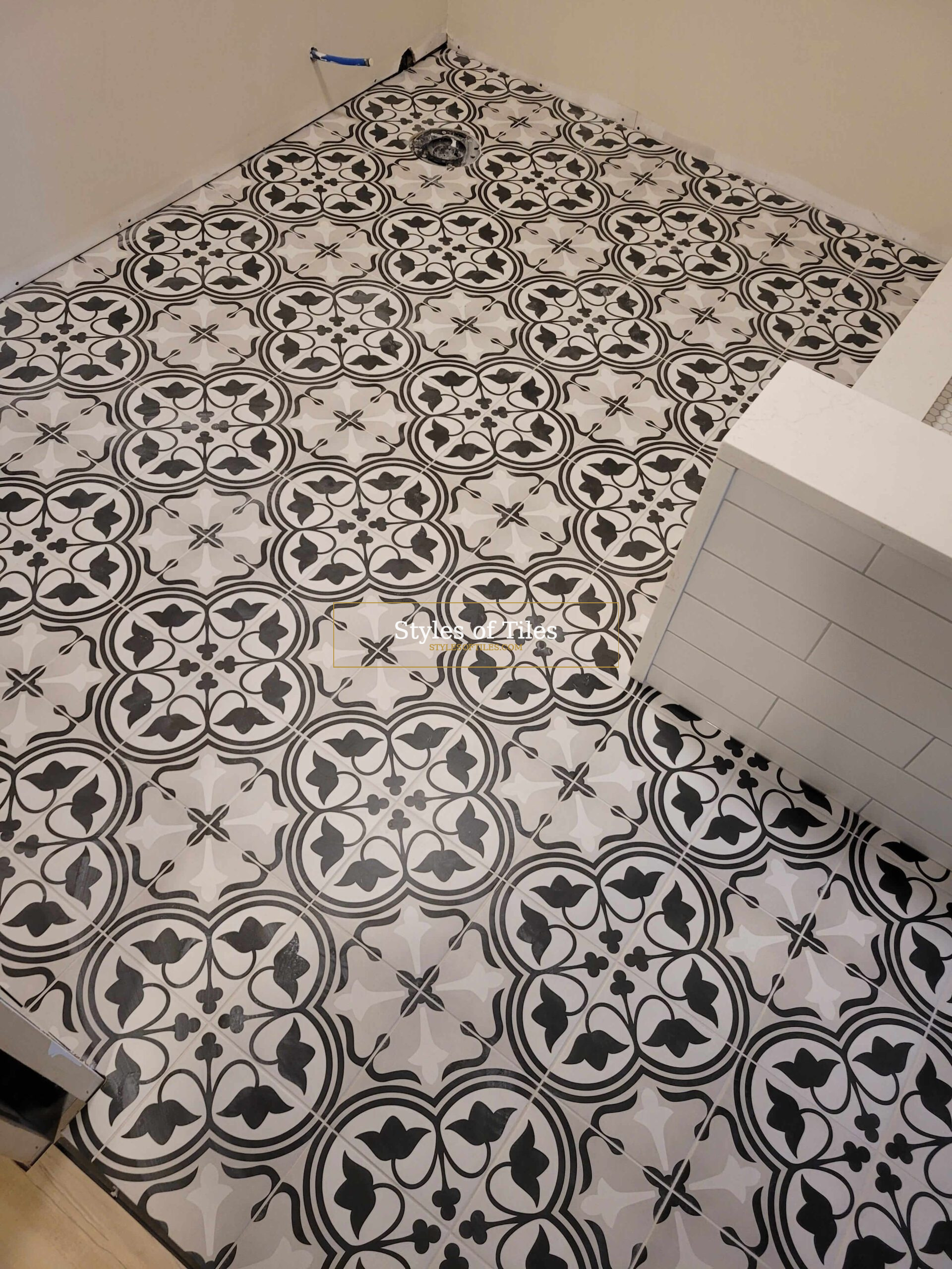 Porcelain tile floor Simcoe Norfolk County Ontario