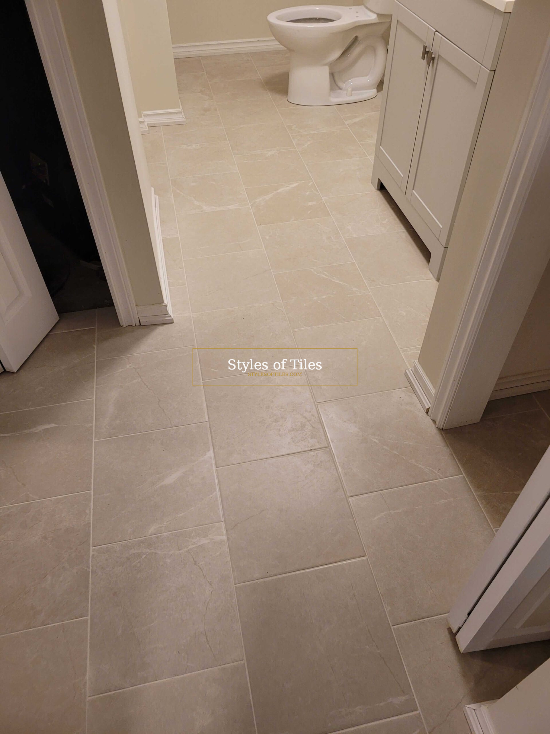 Large format porcelain floor tile Norfolk County Ontario