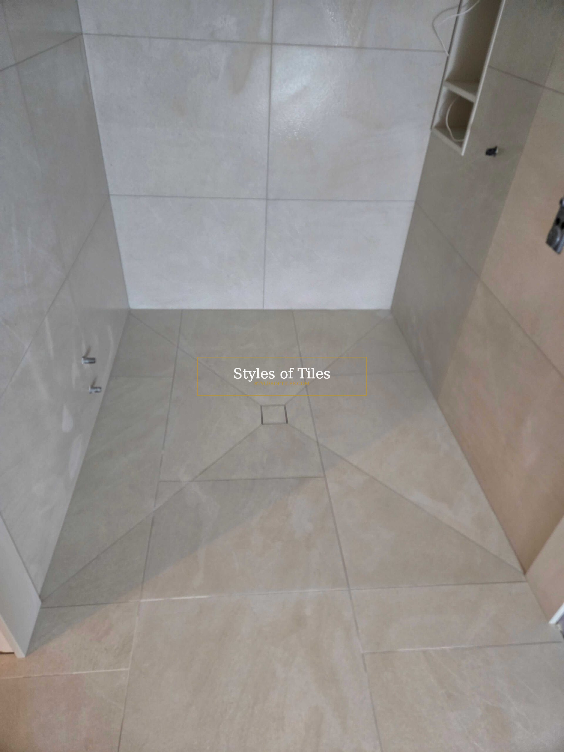 Porcelain tile shower renovation Haldimand County