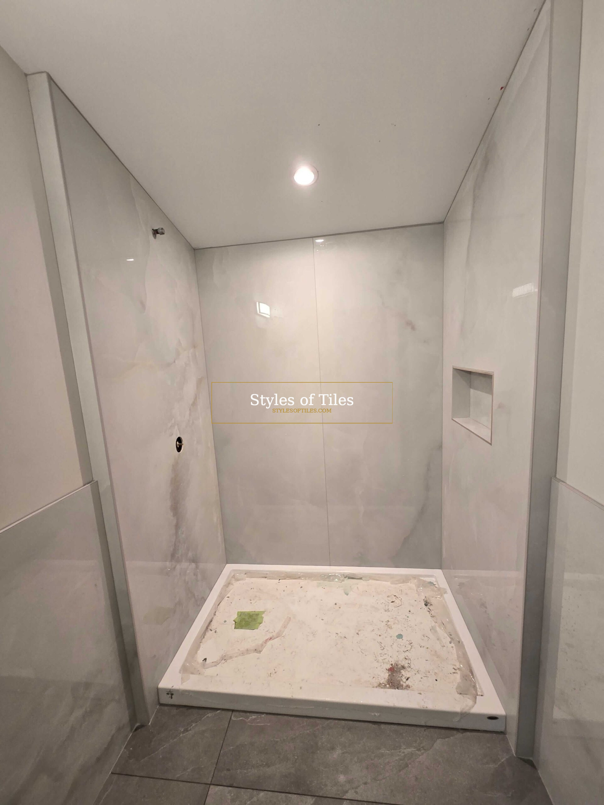 Bathroom floor and wall tile installation Norfolk County